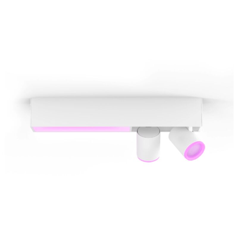 foto del prodotto philips hue plafoniera con faretti led bluetooth centris 2x5.7w 11w 2000 6500k bianco 31837300