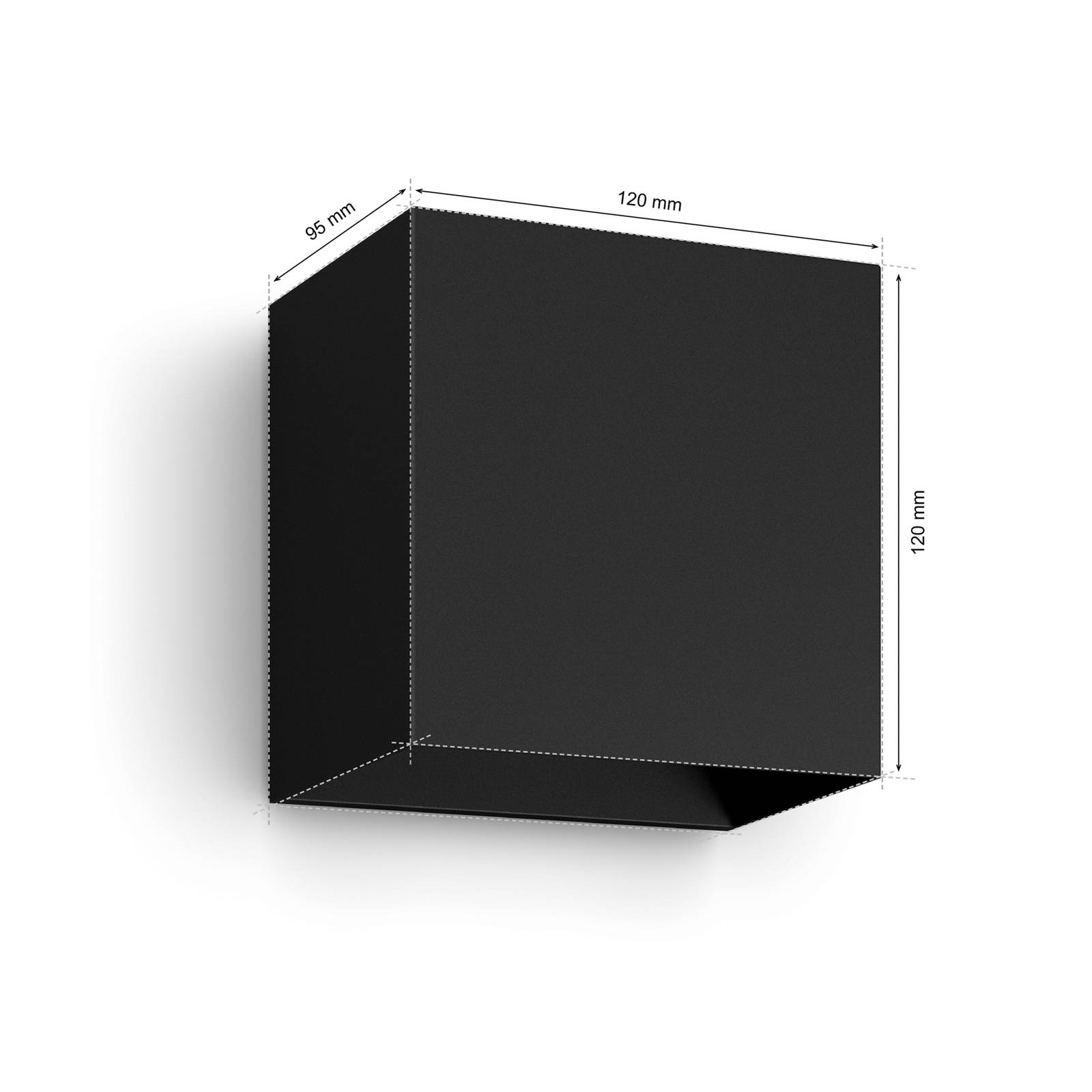 foto del prodotto philips hue resonate waca downlight nero