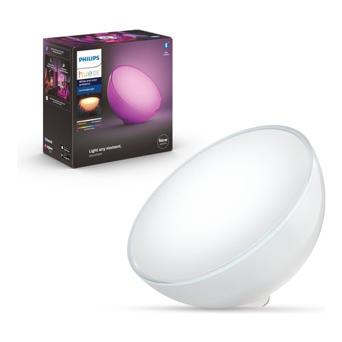 foto del prodotto philips hue white and color ambiance go lampada smart da tavolo portatile
