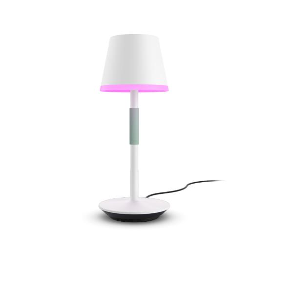 foto del prodotto philips hue white and color ambiance go lampada smart da tavolo ricaricabile bianca wireless