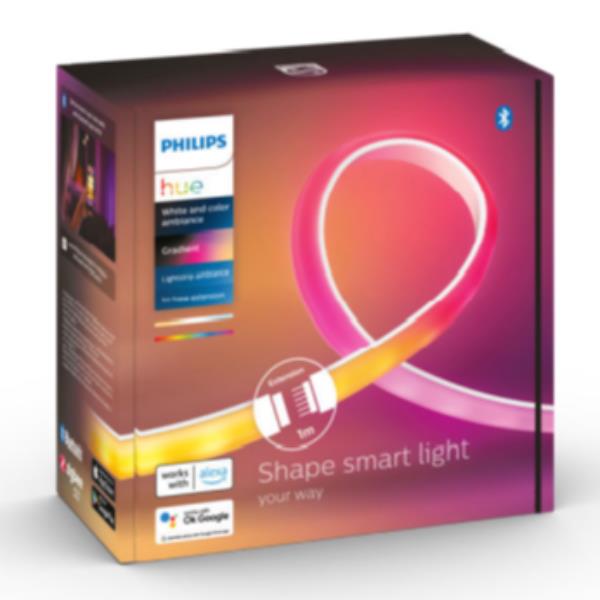 foto del prodotto philips hue white and color ambiance gradient lightstrip gradient estensione 1 m
