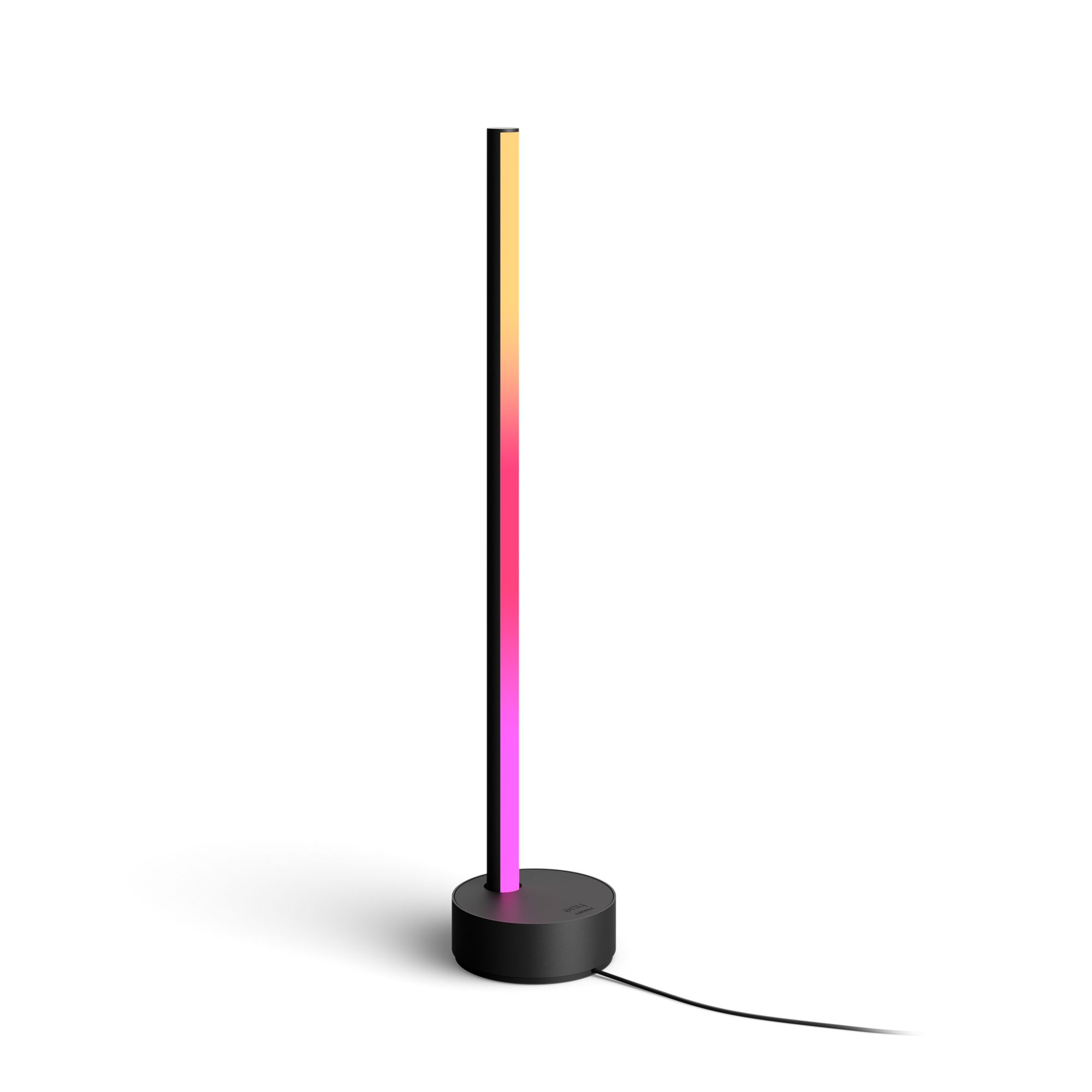 foto del prodotto philips hue white and color ambiance hue white and color ambiancegradient gradient signe lampada smart da tavolo nera