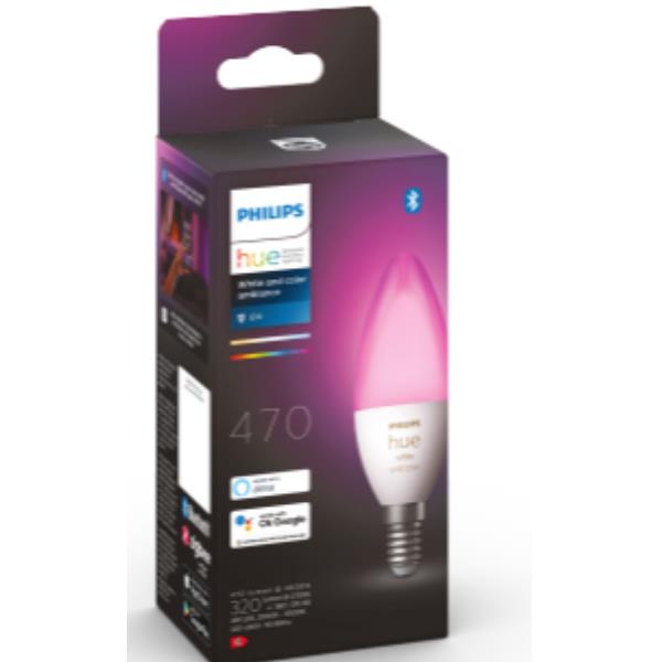 foto del prodotto philips hue white and color ambiance lampadina smart e14 25 w