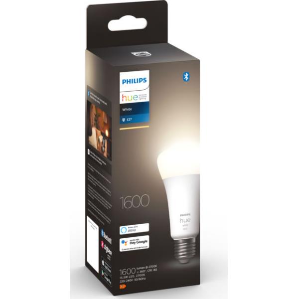 foto del prodotto philips hue white lampadina smart e27 100 w