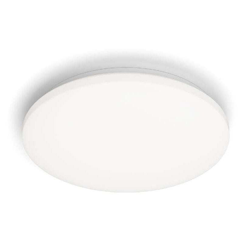 foto del prodotto philips illuminazione dispositivo led a soffitto, diametro 40 cm, 24 w, dimmerabile, con telecomando, bianco 929003316701