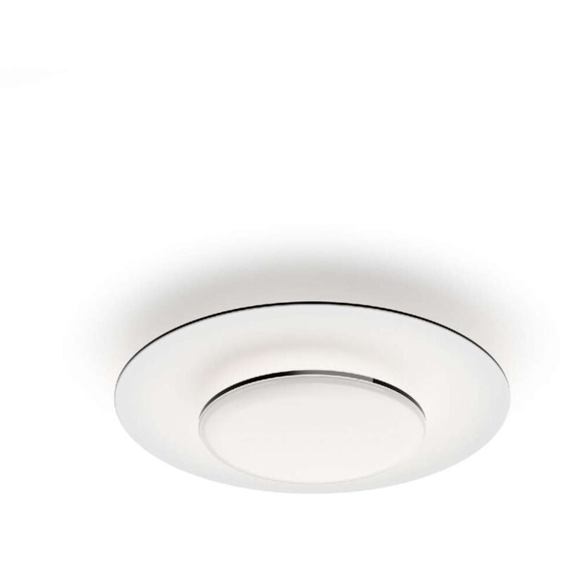 foto del prodotto philips illuminazione plafoniera led a soffitto, diametro 40 cm, 4000 k, 30 w, dimmerabile, bianco nero 929003316001
