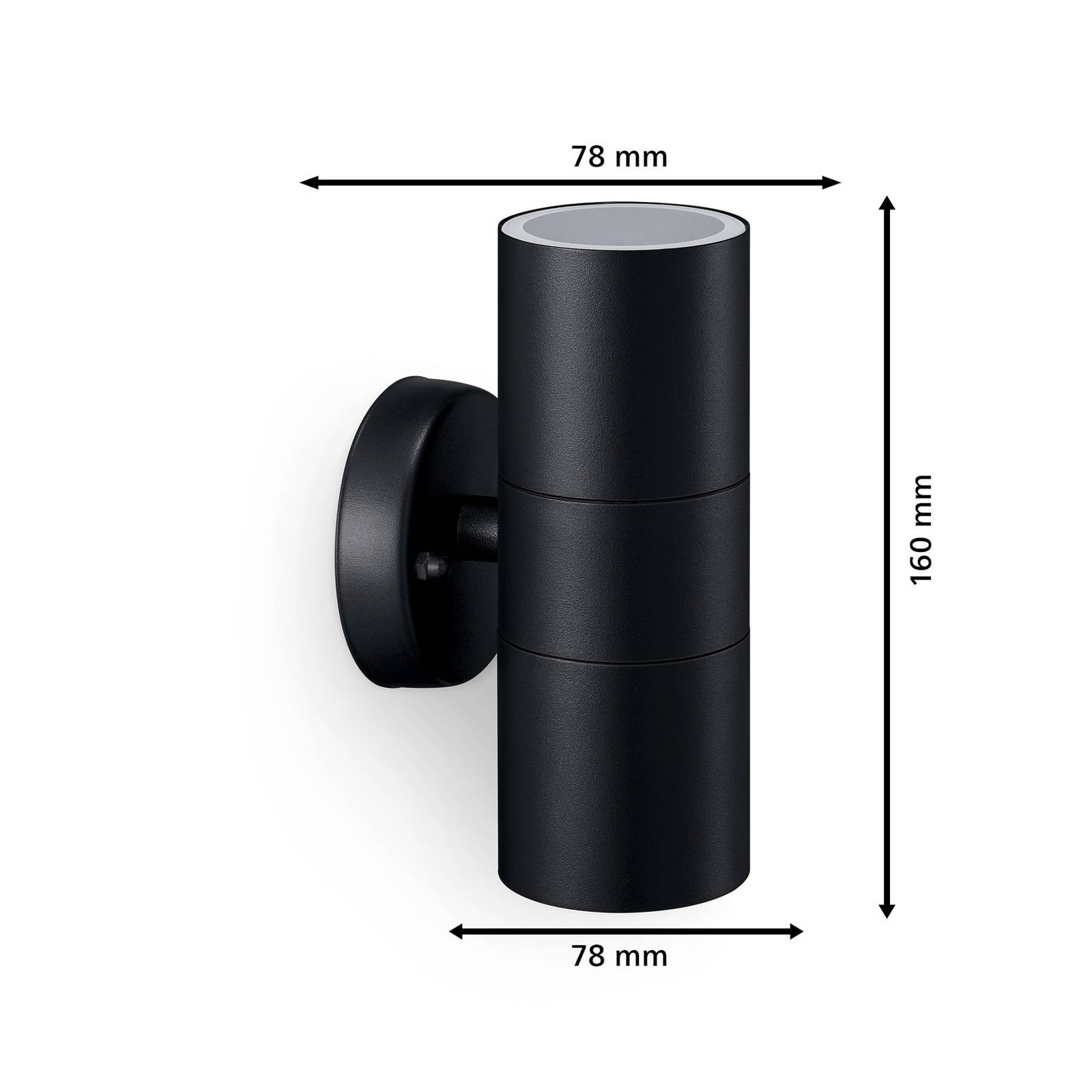 foto del prodotto philips kylis applique da esterno, a 2 luci