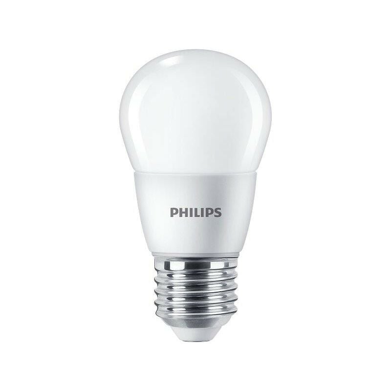 foto del prodotto philips lampadina a led sfera 60w e27 4000k, luce bianca