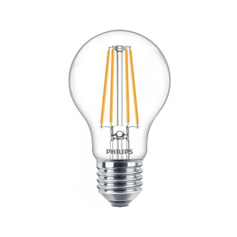 foto del prodotto philips lampadina led classic a gocciacon filamento a vista 75w e27 ww a60 non dimmerabile luce bianca calda