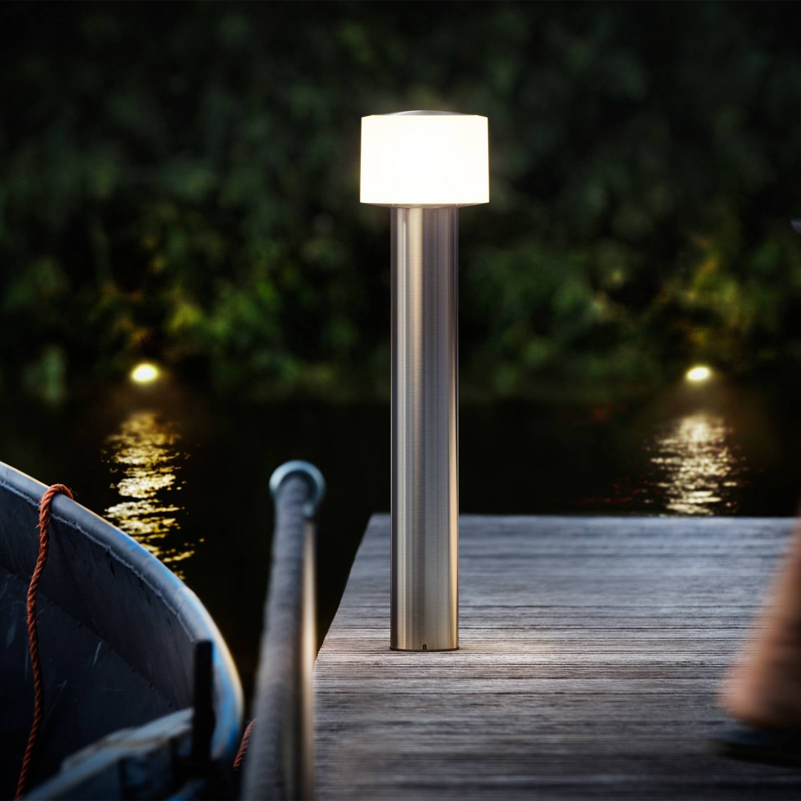 foto del prodotto philips lampioncino led otis ue, acciaio inox, ip44