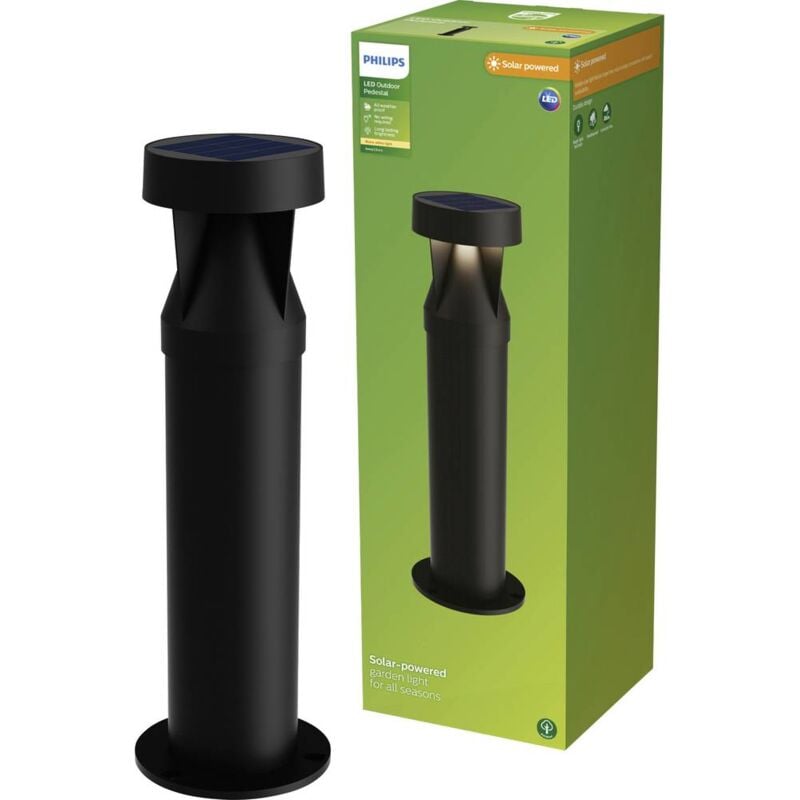 immagine 0 del prodotto philips led 929004659101 avery lampada solare da terra per esterni led monocolore led a montaggio fisso 1.8 w nero