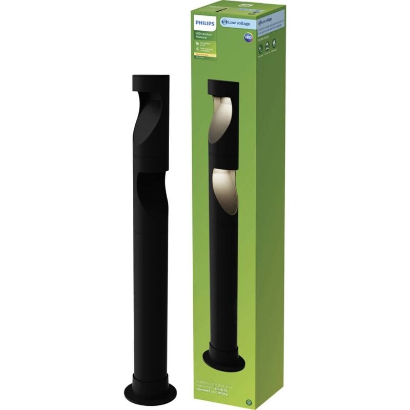 foto del prodotto philips led 929004659601 desi lampada da terra per esterni a led led monocolore 1.5 w nero