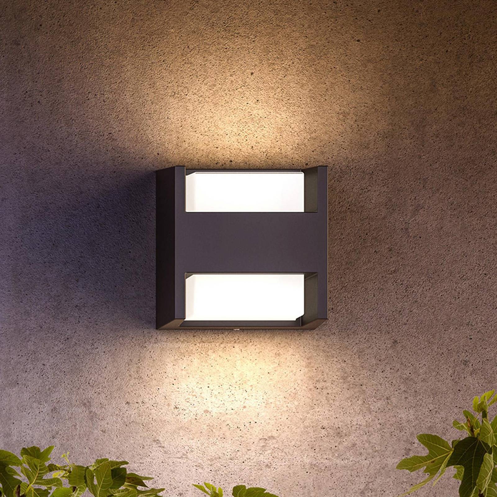 foto del prodotto philips led applique da esterno arbour ue, a 2 luci 2.700 k