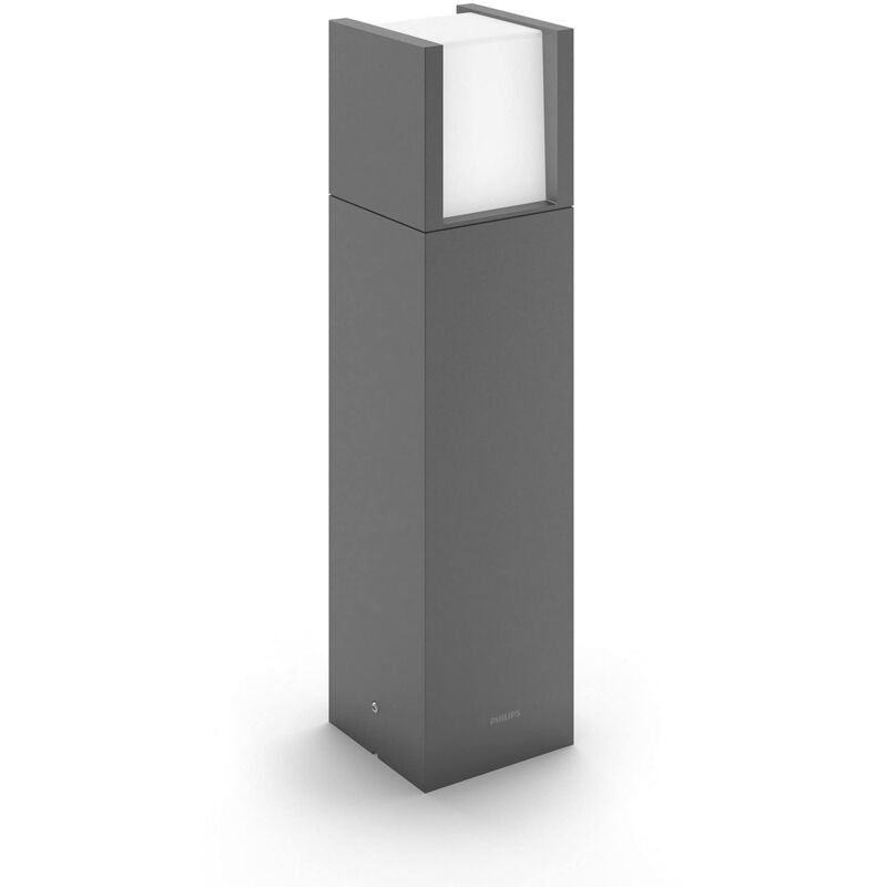foto del prodotto philips led lampione led arbour per esterni, basso, 6w, luce bianca fredda, nero