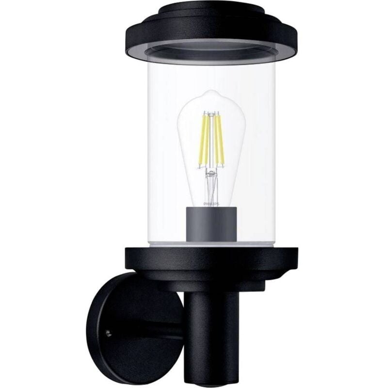 foto del prodotto philips led listra 8720169266513 lampada da parete per esterno e27 nero