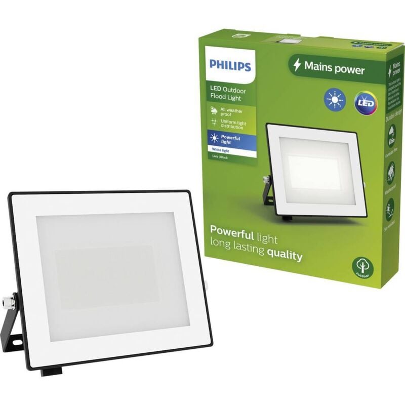 foto del prodotto philips led lois 929004641801 faretto a led per esterni 30 w bianco caldo
