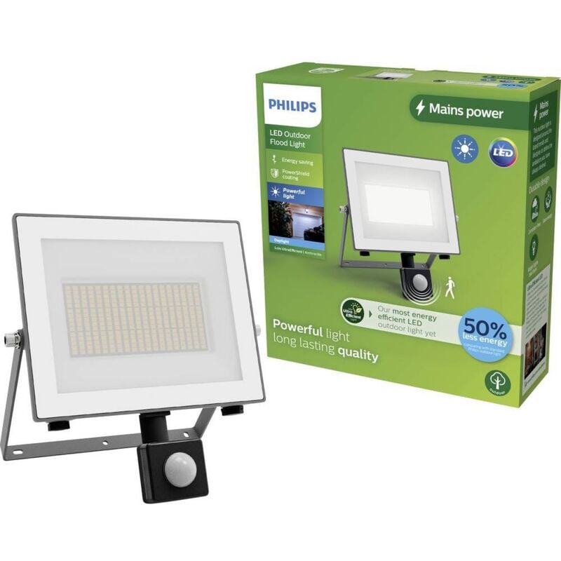foto del prodotto philips led lois 929004643501 faretto led per esterno con rilevatore di movimento 24 w bianco freddo