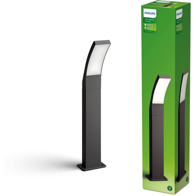foto del prodotto philips lighting paletto con led integrato splay, per esterni, ip44, 2700k, antracite