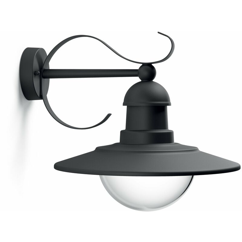 foto del prodotto philips lighting x topiary lampada da parete plafoniera illuminazione giardino ambienti esterni design vintage black edition e27, nero, 30 x 35 x 29
