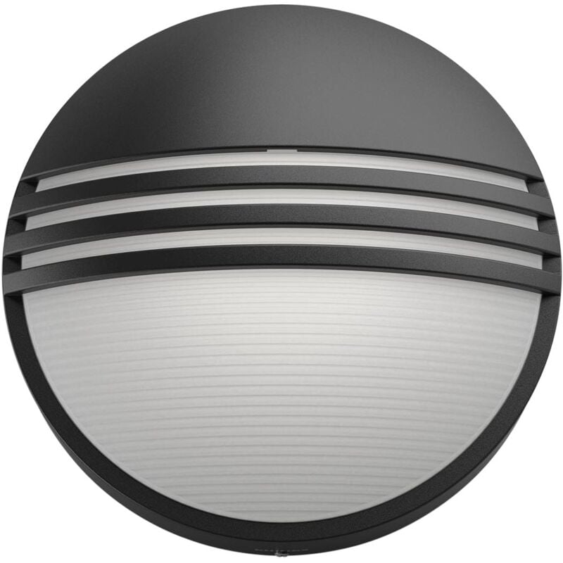 foto del prodotto philips lighting yarrow lampada led da parete, giardino ed esterni, 6w, nero