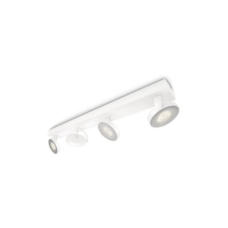 foto del prodotto philips luce a muro led clockwork bianco4x4.5w regolabile 2000lm ph 8718696154526 