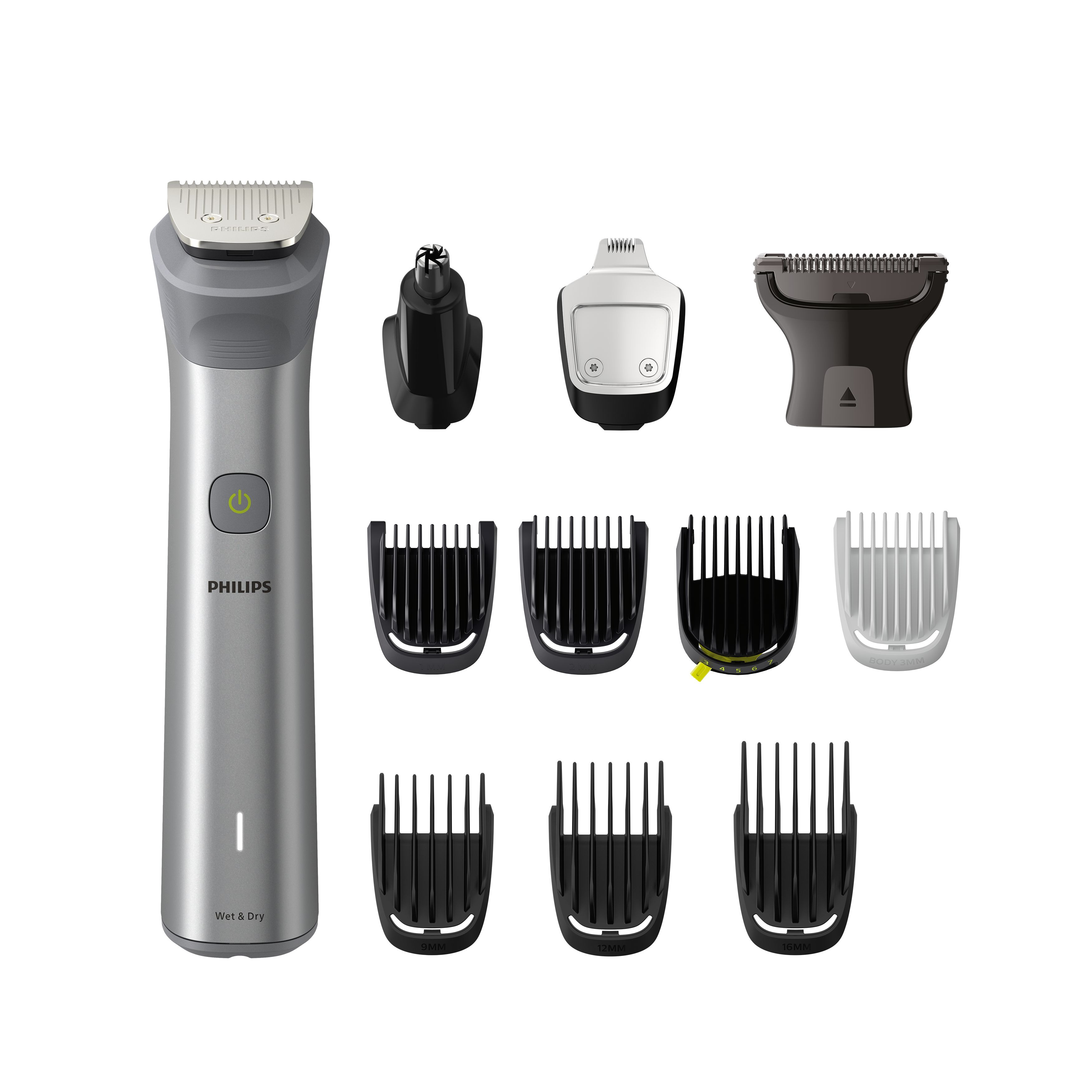 foto del prodotto philips multigroom series 5000 rasoio rifinitore all in one 12 in 1 con 12 accessori per viso, testa e corpo mg5940 15