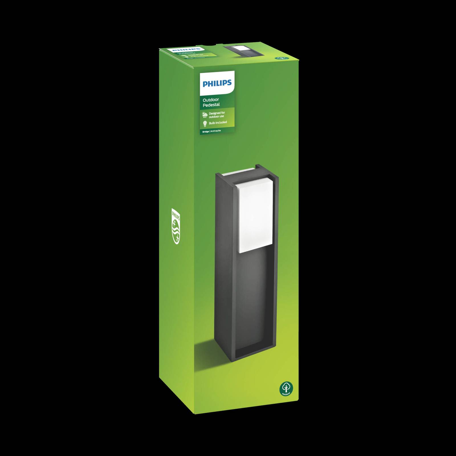 foto del prodotto philips mygarden bridge lampioncino e27 antracite