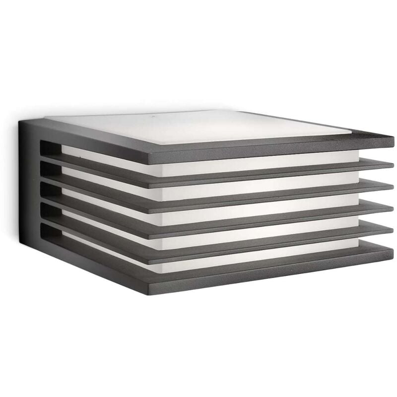 foto del prodotto philips - mygarden - lampada a parete 17x8 cm, e27, antracite 915002150003