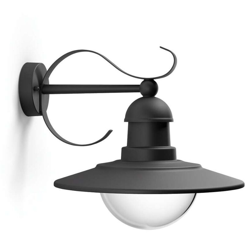 foto del prodotto philips mygarden lampada da parete per esterni 30x29 cm, e27, nero 915005308701