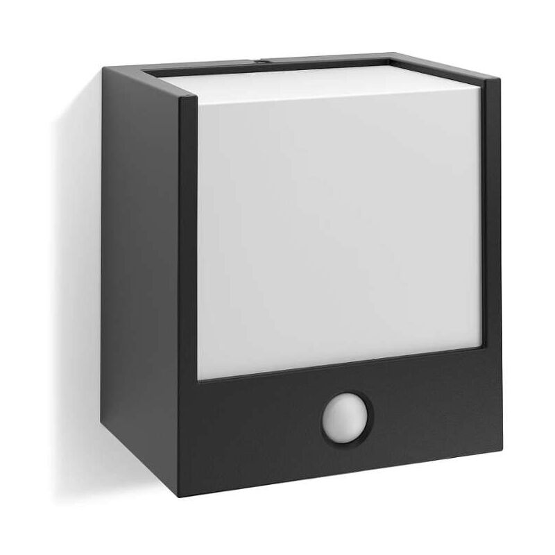 foto del prodotto philips mygarden lampada led a parete per esterni 14x13 cm, 2700 k, 3,5 w, con sensore, nero 915004989101