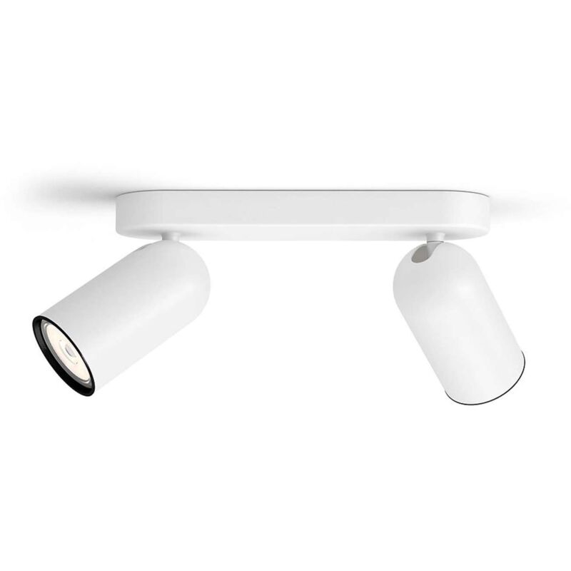 foto del prodotto philips myliving faretto a due, gu10, bianco 915005530801
