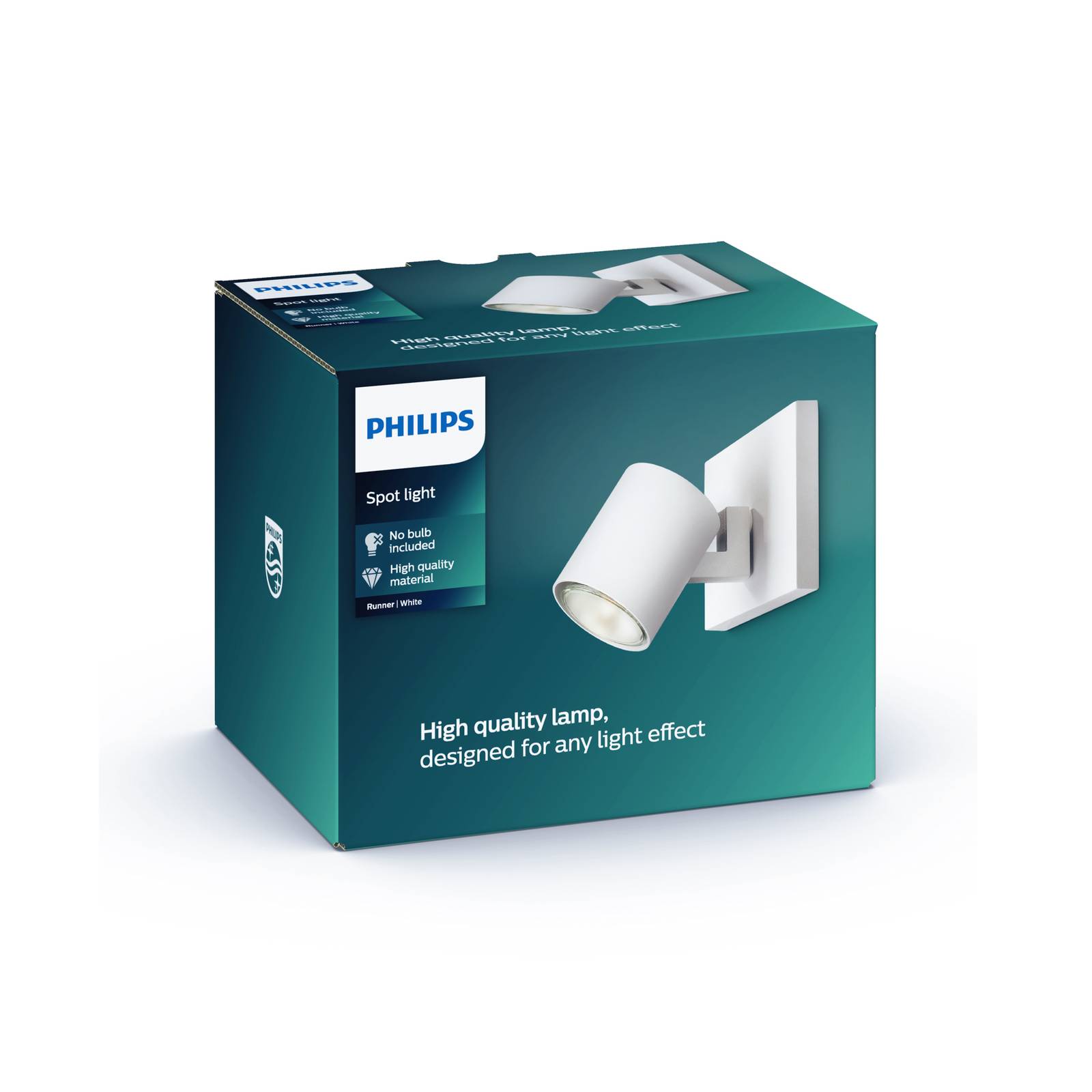foto del prodotto philips myliving runner parete gu10 1 luce bianco