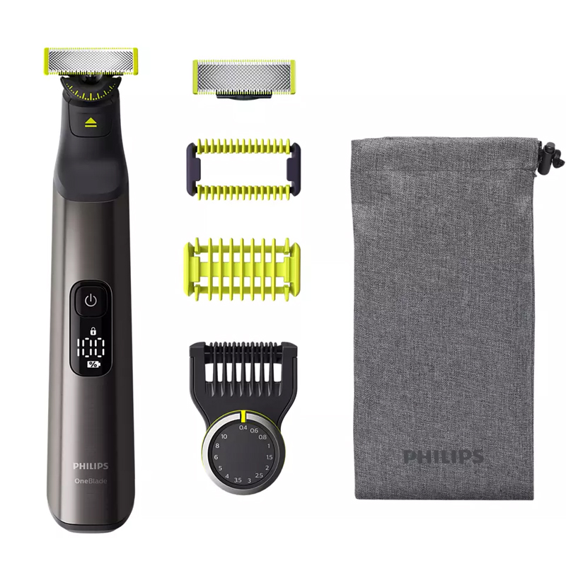 foto del prodotto philips oneblade pro 360 oneblade pro360 face body rasoio, regolabarba e rifinitore con pettine di precisione regolabile 14 lunghezze qp6551 15