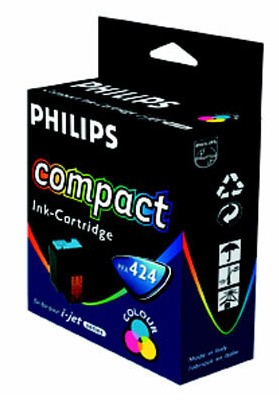 foto del prodotto philips pfa 424 cartuccia d inchiostro 1 pz ciano, magenta, giallo