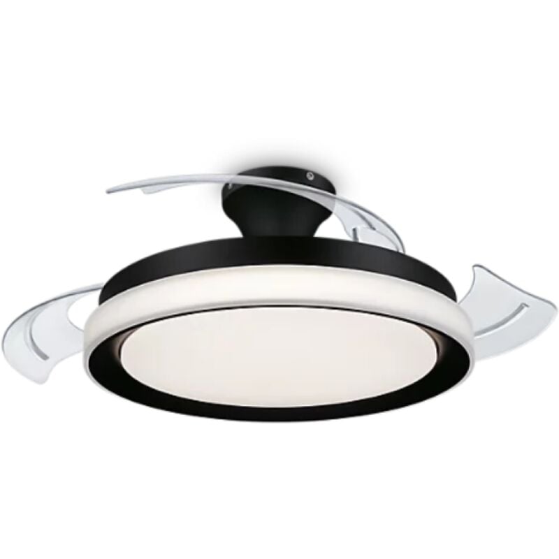 foto del prodotto philips plafoniera led con ventola bliss 28 35w 2700 5500 4000k nero 27910000