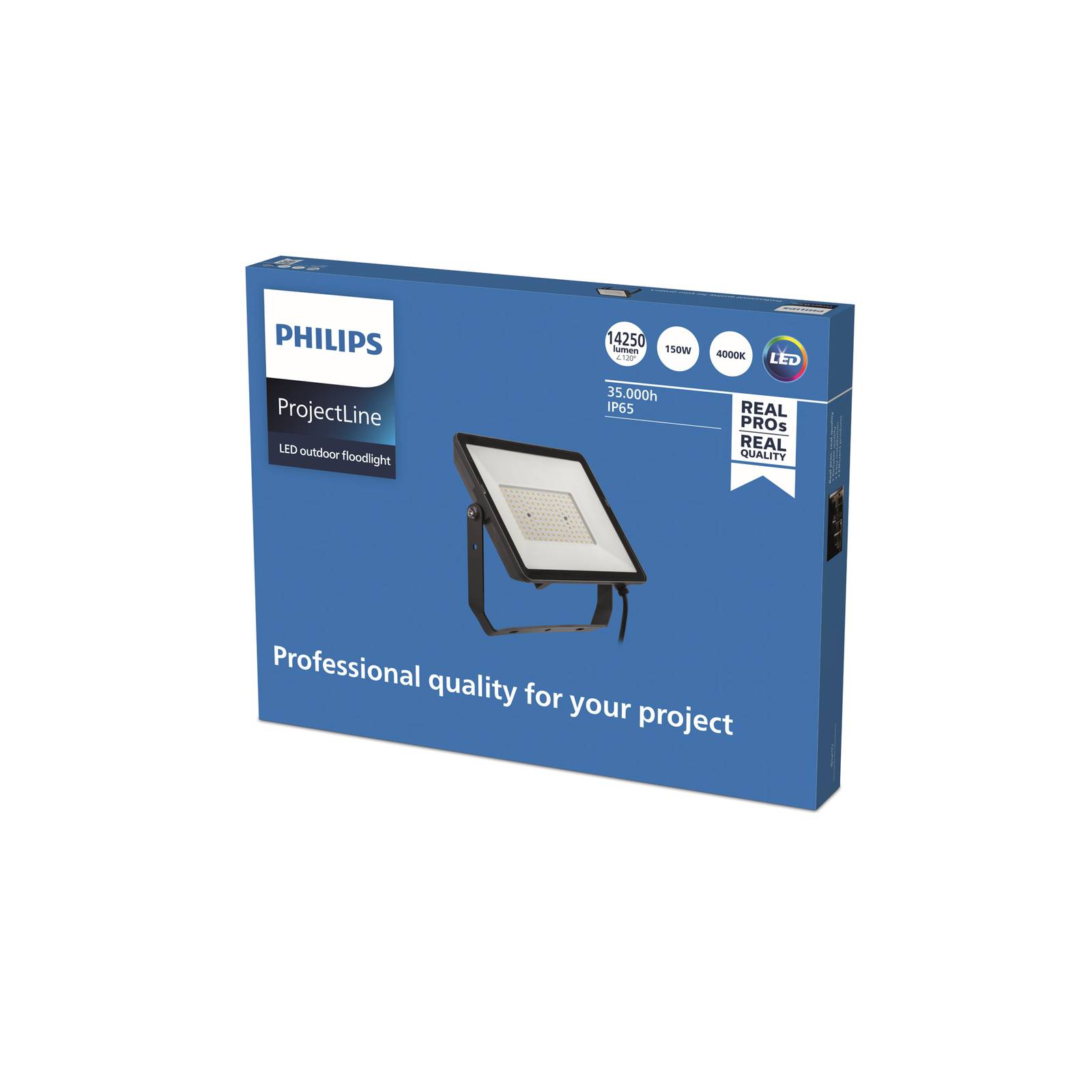 foto del prodotto philips projectline, faretto da esterno a led 4.000k 150w
