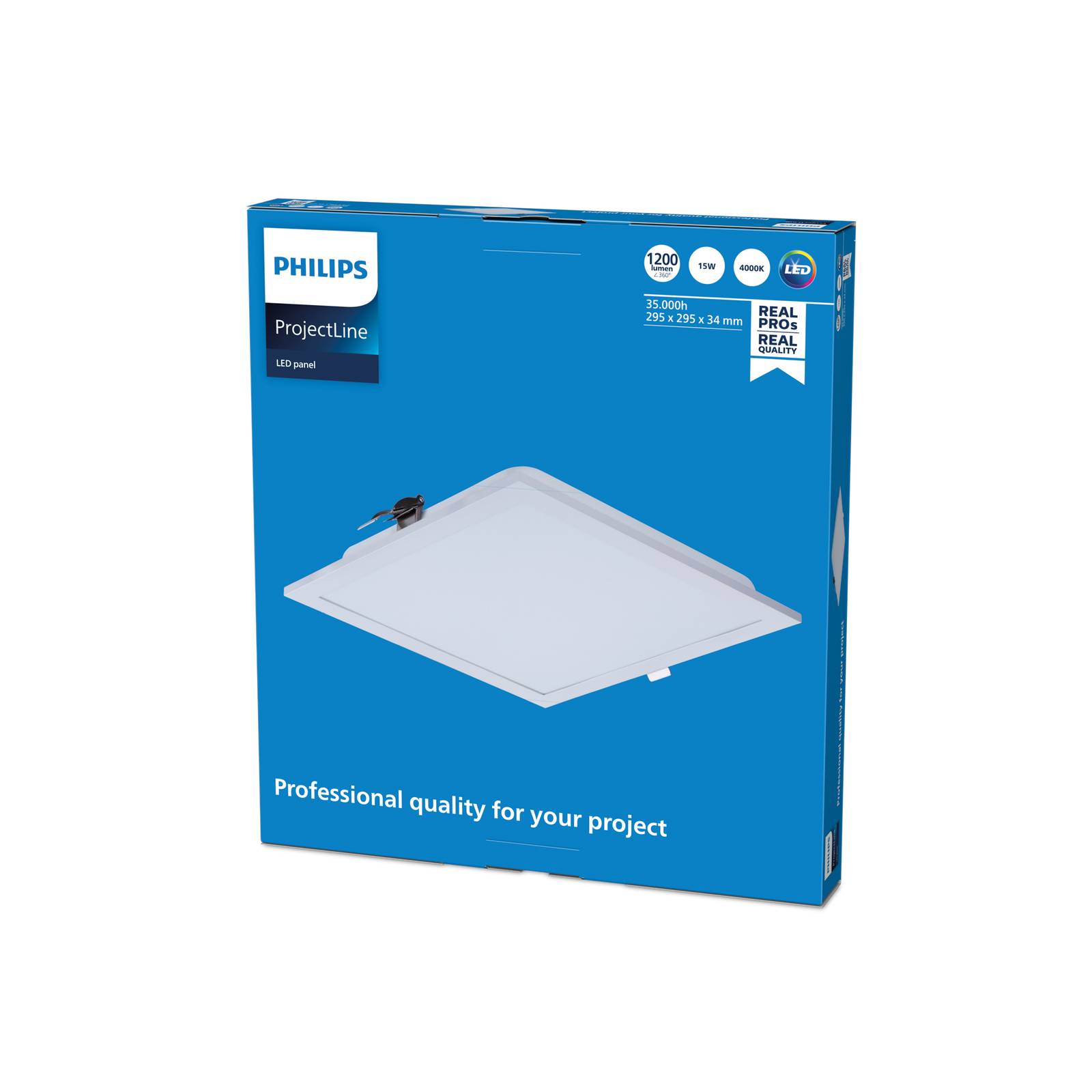 foto del prodotto philips projectline pannello led bianco 4.000k 30x30 cm