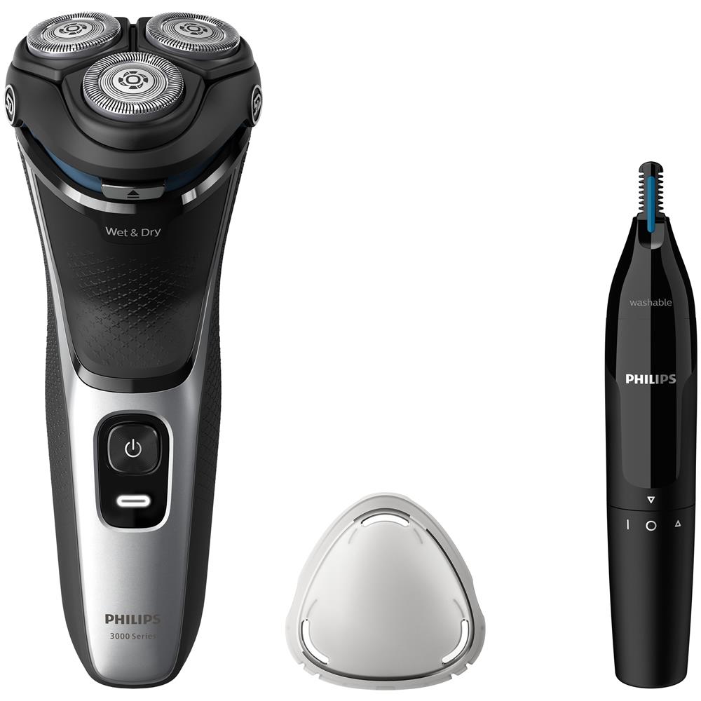 foto del prodotto philips shaver 3000 series s3143/02 rasoio elettrico wet &amp; dry