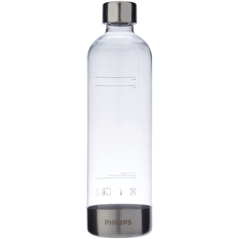 foto del prodotto philips soda maker bottiglia cabin, 1 litro, trasparente