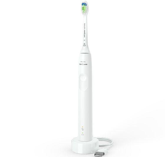 foto del prodotto philips sonicare 4100 series spazzolino elettrico sonico nero hx3681 33