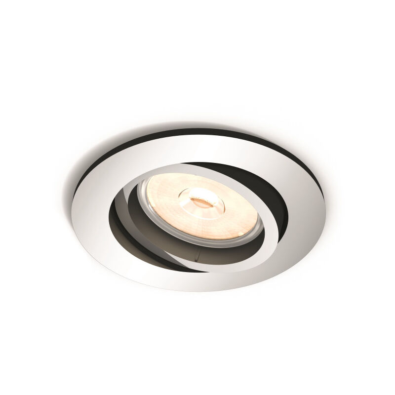 foto del prodotto philips squillare incasso donegal circolare cromato gu10