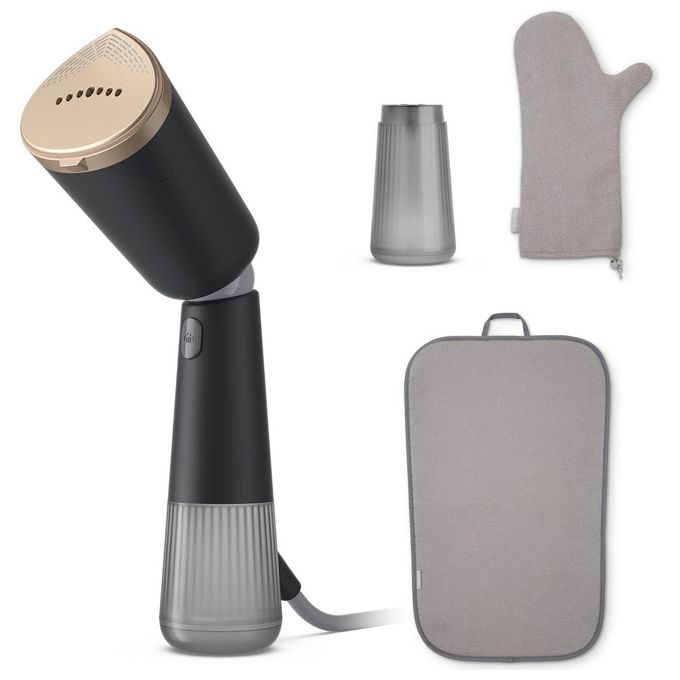 foto del prodotto philips stiratore verticale 1300w portatile con getto vapore 24g min doppio serbatoio 120ml200ml colore grigio