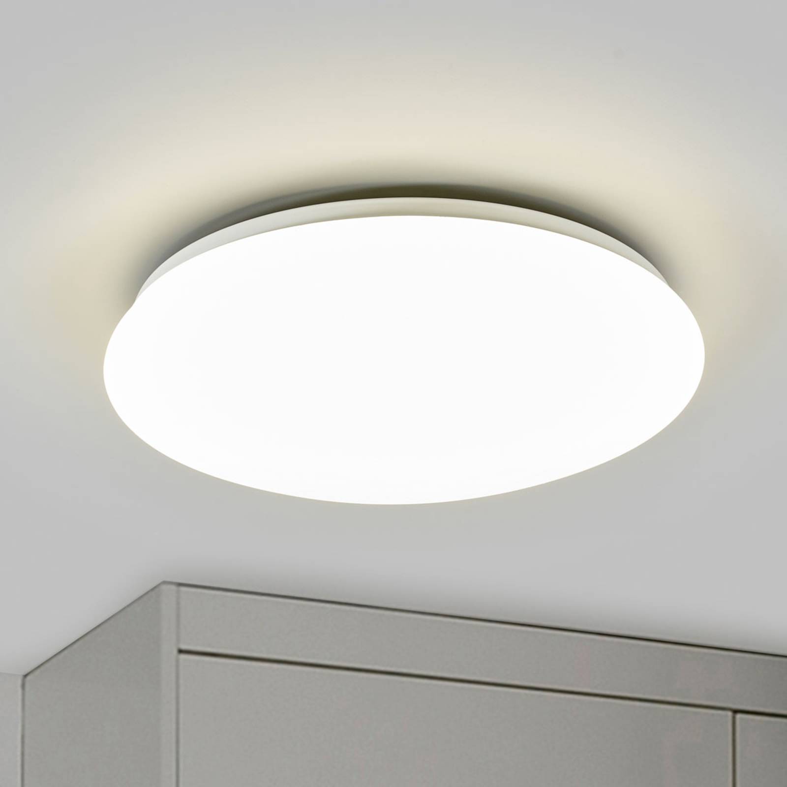 foto del prodotto philips suede plafoniera led rotonda, 38 cm