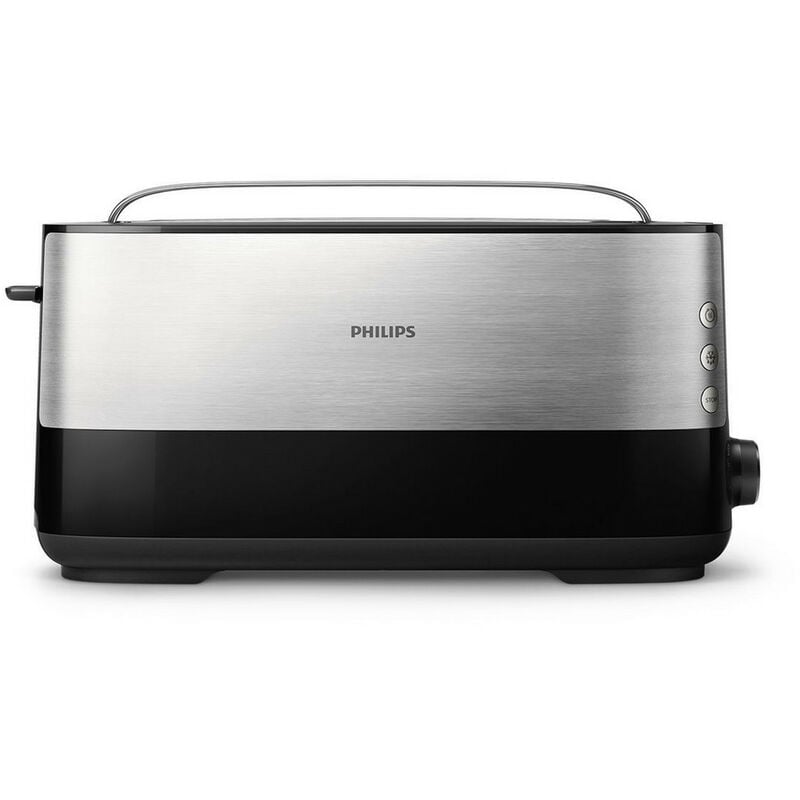 foto del prodotto philips tostapane 1 slot 1030w nero acciaio inossidabile hd2692 90