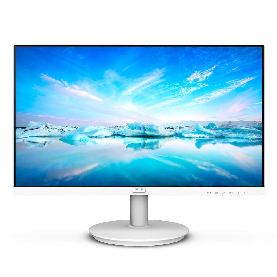 foto del prodotto philips v line 241v8aw 00 monitor pc 60,5 cm 23.8 1920 x 1080 pixel full hd lcd bianco