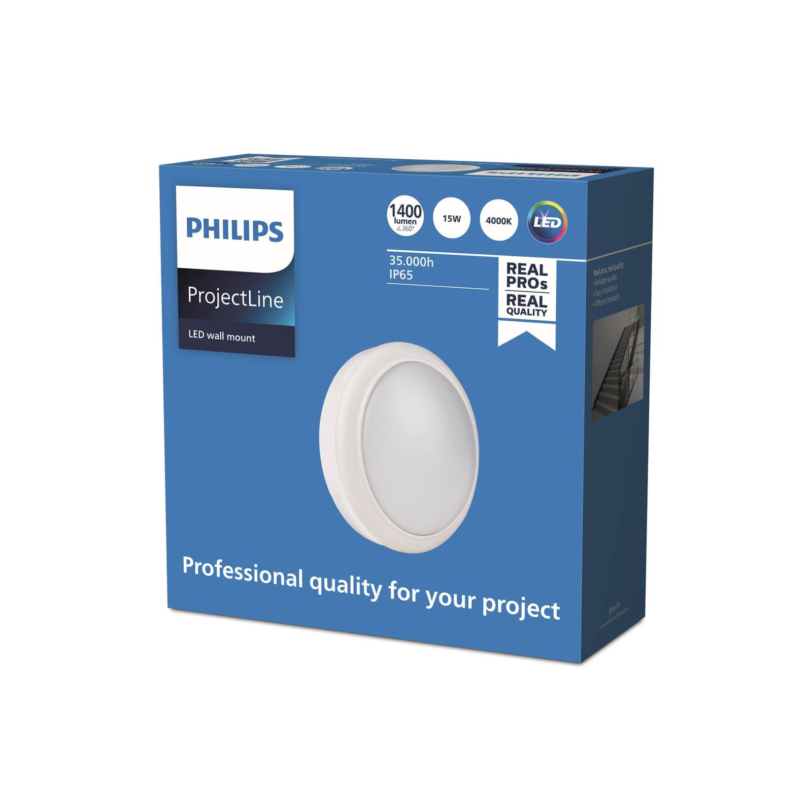 foto del prodotto philips wall mounted applique a led 18,2cm 4000k