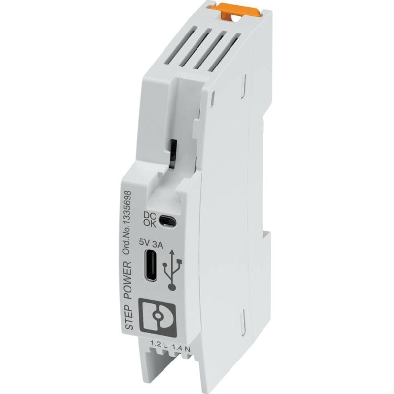 foto del prodotto phoenix contact 1335698 alimentatore per guida din 3 a 15 w contenuto 1 pz.