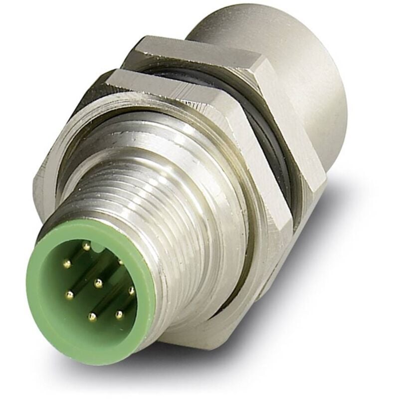 foto del prodotto phoenix contact 1551697 connettore da pannello per sensore o attuatore m12 adattatore montaggio su flangia numero di po