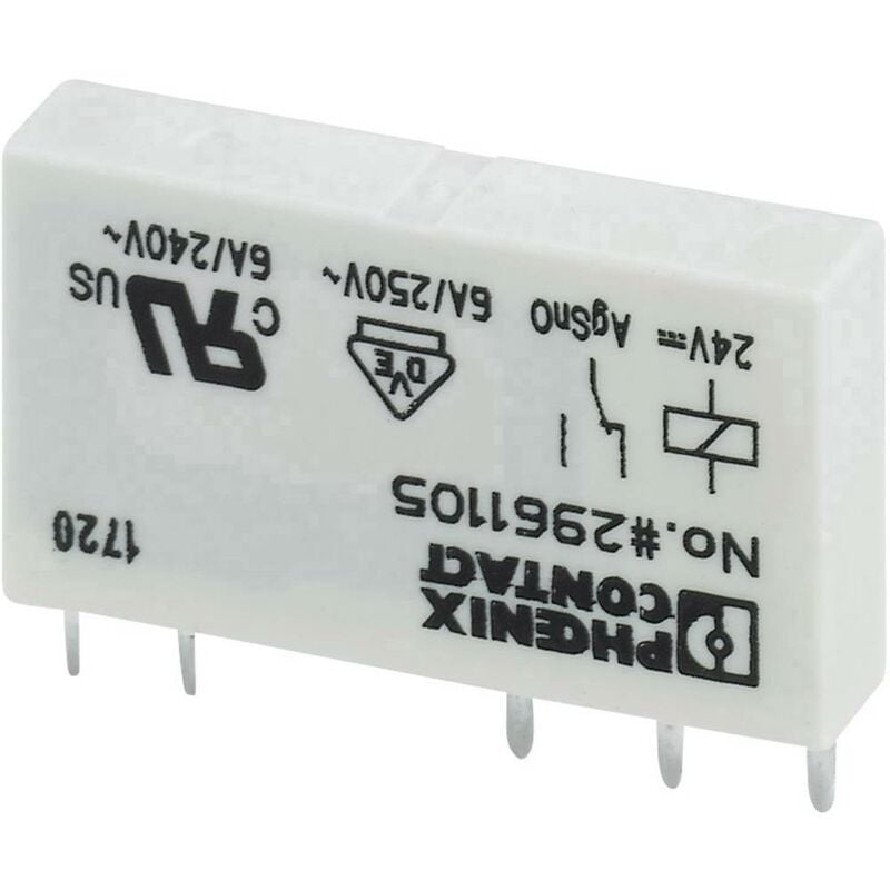 foto del prodotto phoenix contact rel mr 24dc 21 rel per pcb 24 v dc 6 a 1 scambio 1 pz.