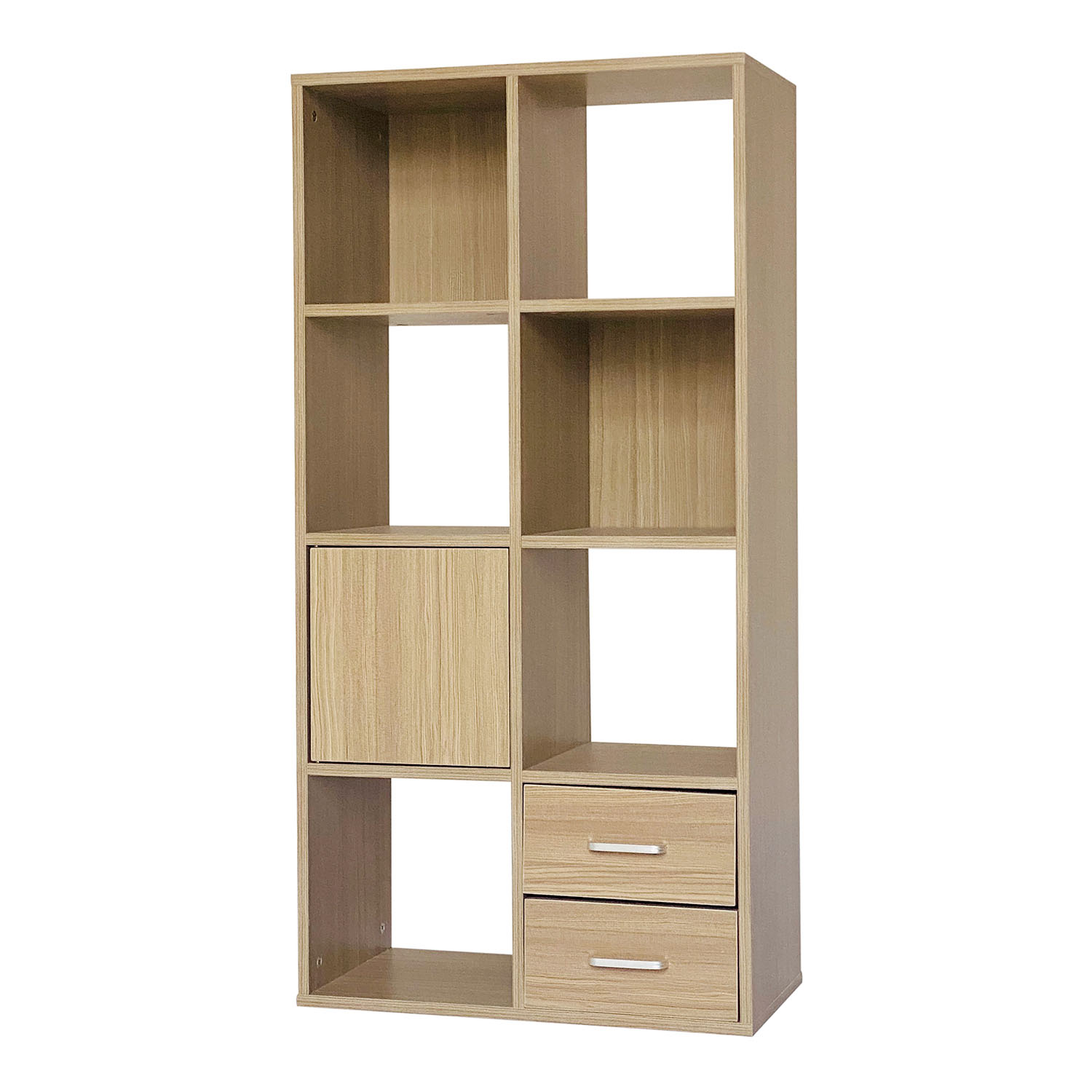 foto del prodotto phoenix libreria modulare in legno marone 60x30x120 cm